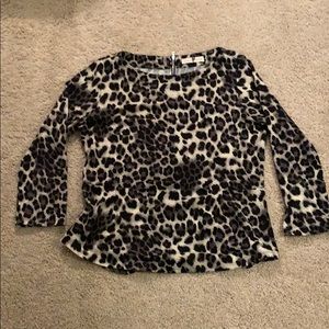 Rebecca Taylor Leopard Top